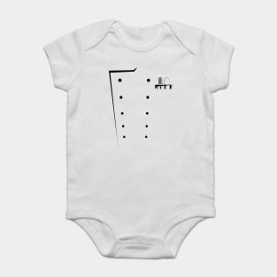 Restaurant Head Chef Jacket Like Tshirt - Funny gift Baby Bodysuit